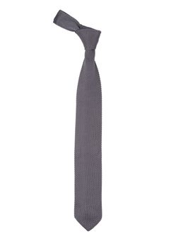 The Tie Hub - Solid Grey Knitted Necktie
