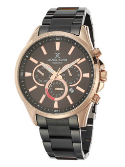 Daniel Klein - Analog Black Dial Men's Watch-DK.1.12423-4