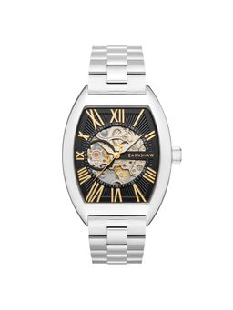 Earnshaw - Beauchamp Automatic Skeleton Black Tonneau Dial Mens Watch - ES-8148-11