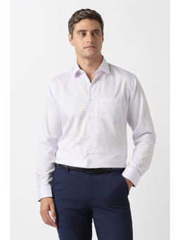 Van Heusen - White Checks Full Sleeves Shirt