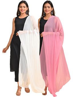 Hella Fashions - Multi-Color Chiffon Dupatta