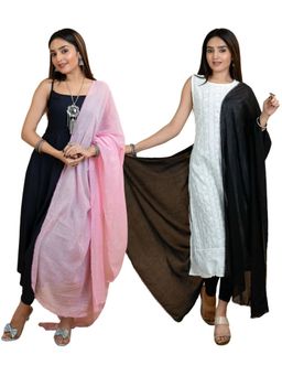 Hella Fashions - Multi-Color Cotton Dupatta