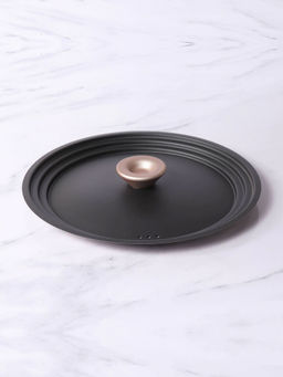 Meyer - Accent Series Stainless Steel Universal Lid, Large, 28cm, Matte Black