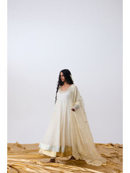 PANTS AND PAJAMAS - Udbhav Embroidered Dupatta