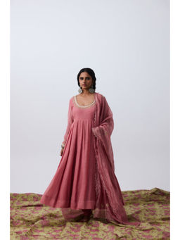 PANTS AND PAJAMAS - Swaragini Embroidered Dupatta