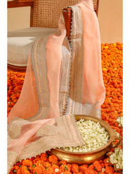 Sheetal Batra - Embroidered Silk Organza Dupatta