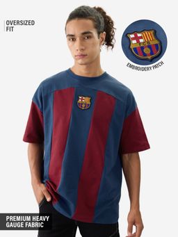 The Souled Store - Official Fcb Matchday Men Oversized T-Shirt