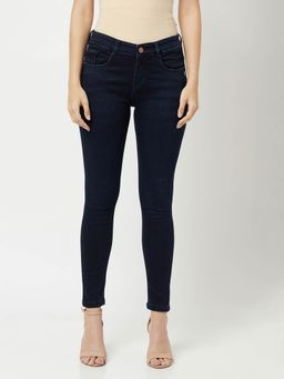 CRIMSOUNE CLUB - Women Navy Blue Jeans