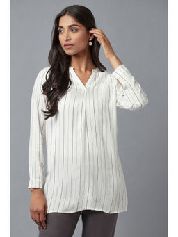 W - White Stripes Tunic