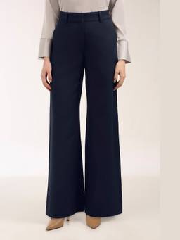 Néant - Navy Blue Elemental Wide-leg Trousers