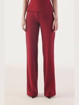Néant - Red Bootcut Contour Trousers
