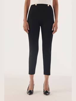 Néant - Black Elemental Sculpted Tapered Trousers