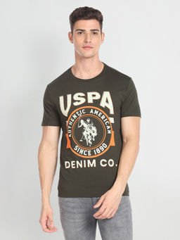 U.S. Polo Assn. Denim Co. - Slim Fit Round Neck Printed T-Shirt