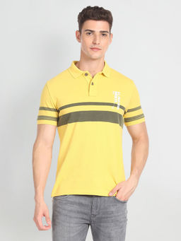 U.S. Polo Assn. Denim Co. - Horizontal Stripe Slim Fit Polo Shirt