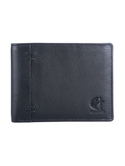 HiLEDER - Rfid Protected Pure Leather Bifold Men's Wallet With 10 Card Slots Black