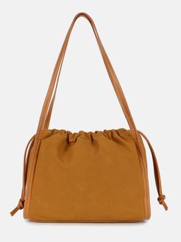 Haute Sauce - Mustard Drawstring Closure Handbag