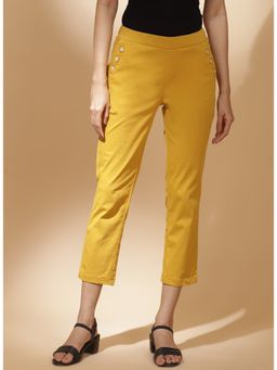 Lakshita - Spicy Mustard Capri Pants