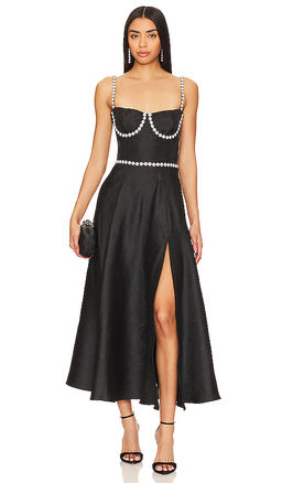 V. Chapman - Cora Corset Midi Dress