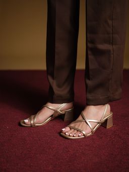 ERIDANI - Solid Gold Seren Heels