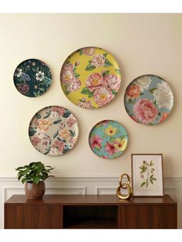 ARTCREST - Botanical Symphony Wall Plates Metal Wall Art Decor