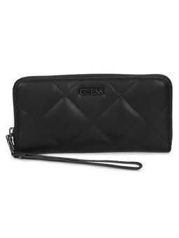 Guess - Khatia Slg Large Zip Around Black Wallets