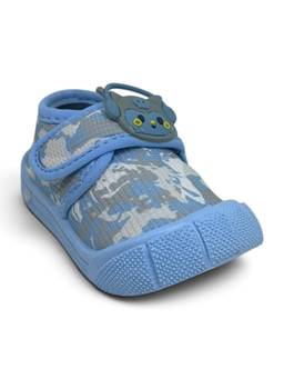 Lil Lollipop - Kids Headphone Applique Printed Musical Sneakers With Velcro Closure - Blue