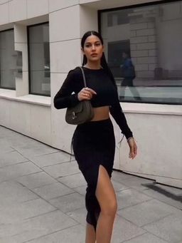 Outzidr - Street Black Co-Ord (Set of 2)