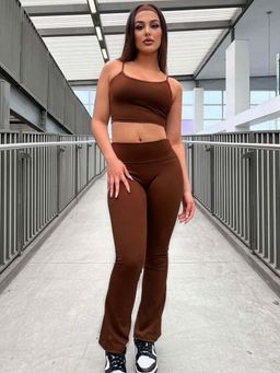 Outzidr - Street Brown Co-Ord (Set of 2)