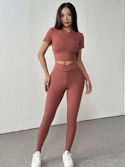 Outzidr - Street Brown Co-Ord (Set of 2)