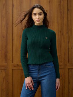 U.S. POLO ASSN. - Solid Regular Fit Sweater