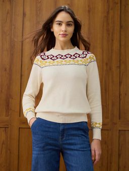 U.S. POLO ASSN. - Patterned Knit Regular Fit Sweatshirt