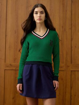 U.S. POLO ASSN. - Textured Relaxed Fit Sweatshirt