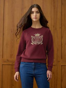 U.S. POLO ASSN. - Regular Fit Brand Embroidered Sweatshirt