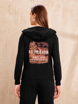 U.S. POLO ASSN. - Printed Regular Fit Hoodie