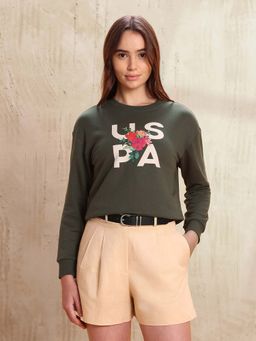 U.S. POLO ASSN. - Floral Printed Regular Fit Sweatshirt