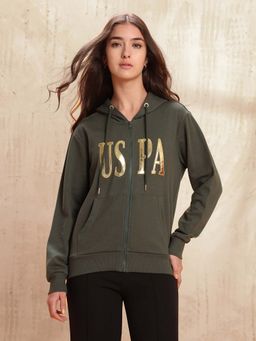 U.S. POLO ASSN. - Regular Fit Brand Typography Hoodie