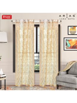 At Home by Nilkamal - Arias Luxuria Sheers Long Door Curtain Off White (Set of 2)