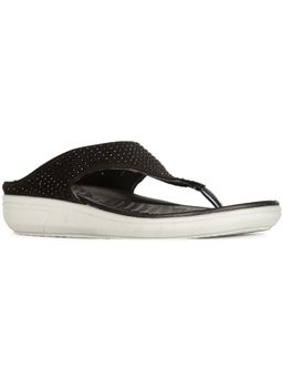 Bata - Blossom Women Black Flipflops