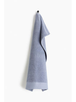 H&M - Blue Cotton Terry Hand Towel