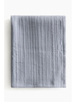 H&M - Blue Cotton Muslin Bedspread