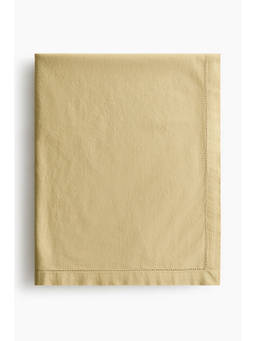 H&M - Yellow Cotton Tablecloth