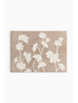 H&M - Beige Tufted Cotton Bath Mat