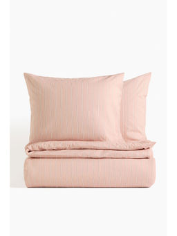 H&M - Multi-Color Striped Double/King Duvet Cover Set