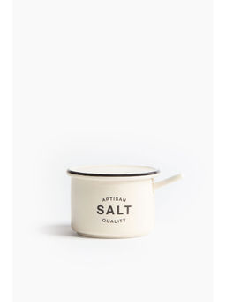 H&M - White Porcelain Salt Cellar