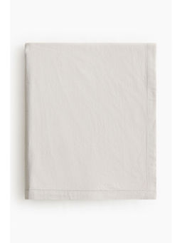 H&M - Beige Cotton Tablecloth