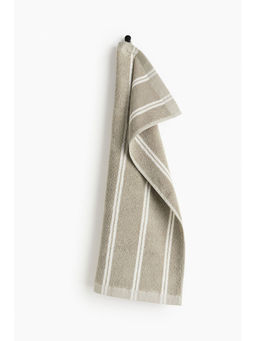 H&M - Beige Striped Hand Towel