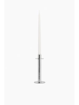 H&M - Silver Tall Stainless Steel Candlestick