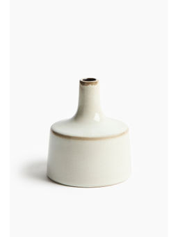 H&M - Beige Small Stoneware Vase
