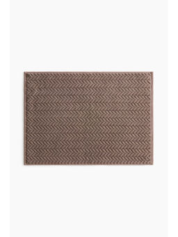 H&M - Beige Textured Bath Mat
