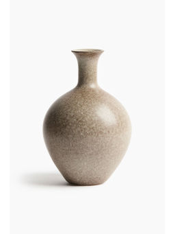 H&M - Beige Stoneware Vase